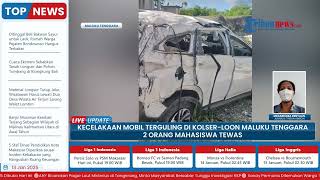 Kecelakaan Tunggal, Mobil Terguling di Kolser Maluku Tenggara, 2 Orang Tewas!