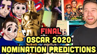 Final 2020 Oscar Nomination Predictions