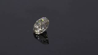 0.46 ct Round Very Good Cut Fancy VS2 N Color CVD Lab Grown Diamond