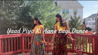 Yaad Piya Ki Aane Lagi | Dance Performance | Prathika Reddy | Hamsika Aella
