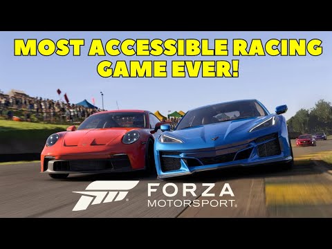 THE MOST ACCESSIBLE RACING GAME EVER - Forza Motorsport - Accessibility Review (Xbox Series X)