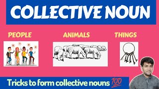 Collective Nouns in English grammar || Collective nouns tricks and examples