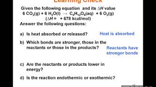 Chapter 6 Section 6.2 Energy Changes in Reactions