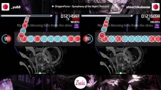 Scorewatch Score Show: _yu68 VS shinchikuhome | DragonForce - Symphony of the Night - osu!taiko