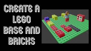 Create a Lego Base and Bricks in Blender