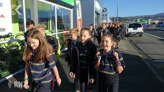 Otago Peninsula bus route change protest hits the streets