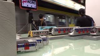 Hong Kong MTR R train leaves HUH old platform (part 3)train model ver