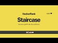 HackerRank - 6. Staircase Solution & Explanation