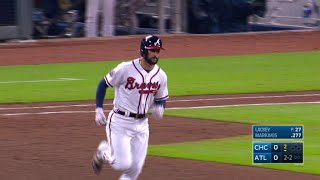 CHC@ATL: Markakis belts a solo homer to start scoring