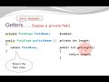 Java Basics - Fields, Getters, Setters