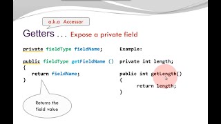 Java Basics - Fields, Getters, Setters