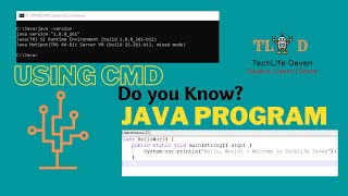 Execute/Run Java Program From Command Prompt(CMD) | Java Version | Hello World | Java Programming
