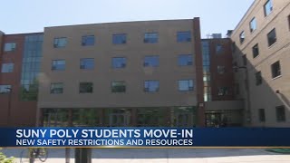 SUNY Poly First Year Students Move Into New Energy Efficient Dorm