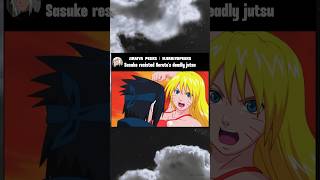 Sasuke resisted Naruto’s deadly jutsu #shorts