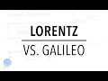 Lorentz Transformations VS Galilean Transformations | Special Relativity