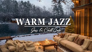 Jazz on the Balcony by the Lakeside | Quiet Jazz Tunes for a Relaxing Morning | Happy January...