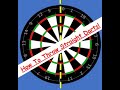 How To Throw Darts 1 # - Keeping Them Straight.