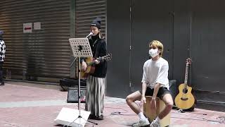 Busking(旺角銀行中心E2出口)Supper Moment_橙海~Cover By So@20230224