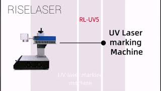 3W Small Design UV Laser Marking Equipment for Glass Ceramics Plastics