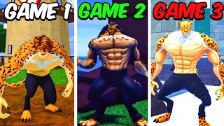 Mastering The LEOPARD FRUIT In EVERY One Piece Roblox Game!