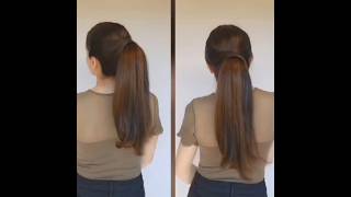 Elegant \u0026 Sleek Ponytail #hairtutorial #ponytail #hairstyle #hairtutorials #hairstyles #hair #hairdo