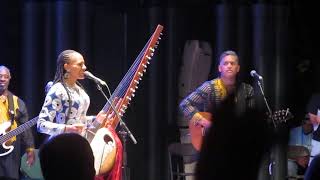 Sona Jobarteh plays the 2023 Lowell Folk Festival at boarding house park in Lowell MA on July 28th