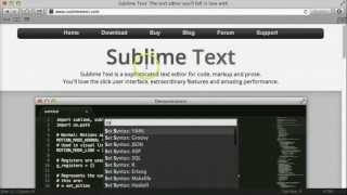 New Text Editor - Sublime Text 2