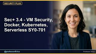 Sec+ 3.4 - VM Security, Docker, Kubernetes, Serverless SY0-701