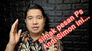 simak pesan Ps Andi Simon ini...