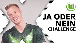 Yannick Gerhardt in der Ja-oder-Nein-Challenge | VfL Wolfsburg