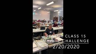 Senior Class 15 Minute Challenge at Watercolor Art Society-Houston Feb 2 2020