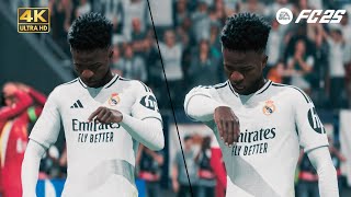 EA SPORTS FC 25 - Vinicius Jr NEW Signature Celebration 4K GAMEPLAY