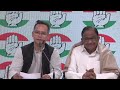 congress pc press briefing by p. chidambaram gaurav gogoi on union budget 2025 at aicc office