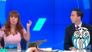 MAGALY MEDINA DEJO AL RIDICULO EN VIVO A MIJAEL GARRIDO LECCA QUE QUISO DEJARLA MAL PARADA