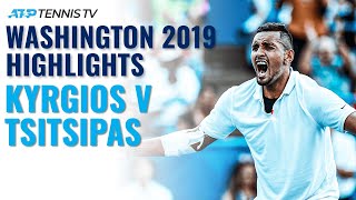 Nick Kyrgios vs Stefanos Tsitsipas: Washington 2019 Extended Tennis Highlights
