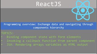 ReactJS: Exchange data and navigating through components hierarchy