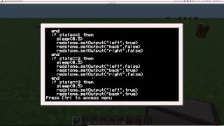 computercraft lua minecraft vid #2 tutorial