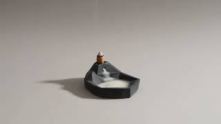 Kin Objects Mountain \u0026 Lake modern incense waterfall video