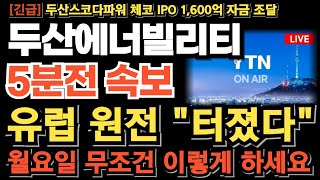 [두산에너빌리티 주가전망][단독] 유럽 원전 \