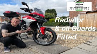 Ducati Multistrada V4 Radiator and Oil Guards Fitted...!!