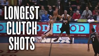 The Best CLUTCH SHOTS From BEHIND HALF-COURT in NBA History!