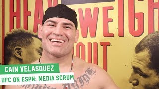 Cain Velasquez: "I don't need a blueprint to beat Ngannou" | UFC on ESPN 1 Open Workouts