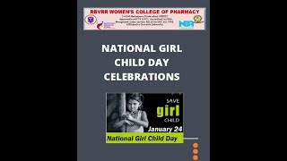 National GIrl Child Day Celebrations @ RBVRR 2021