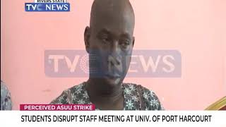 Students disrupt ASUU meeting at University of Port Harcourt