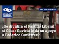 ¿Se dividirá el Partido Liberal si César Gaviria le da su apoyo a Federico Gutiérrez?