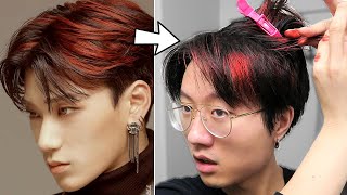 I dyed my hair based on the first kpop idol photo I saw *very impulsive*