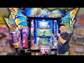 HUGE Crazy Monster Hunter Coin Pusher in Japan!