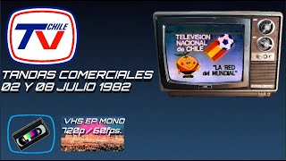 Tandas Comerciales TVN - 02 y 09 Julio 1982