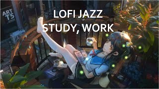 Mornings in the cafe. ☕ Lofi jazz for Study, Work, and Sleep 👩‍🚀 Sweet Girl