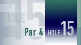 【15番ホール／364YDS PAR4】NEC軽井沢72ゴルフトーナメント＜2020年大会 難易度14位／フジテレビ公式＞